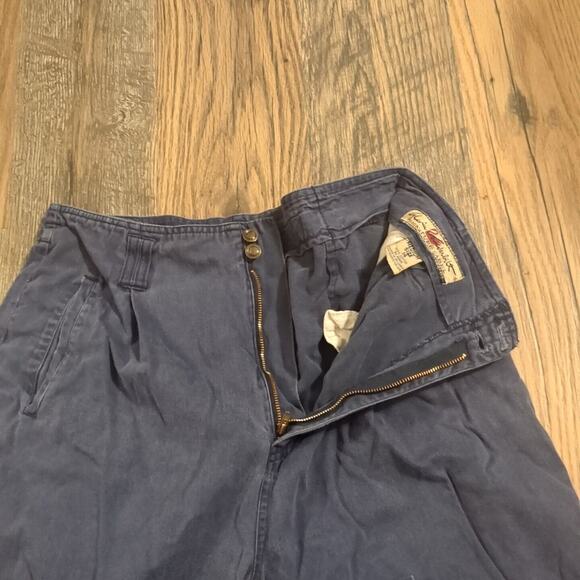 gloria Vanderbilt Signature Label blue pleated trouser Pants size 14 - Picture 4 of 5